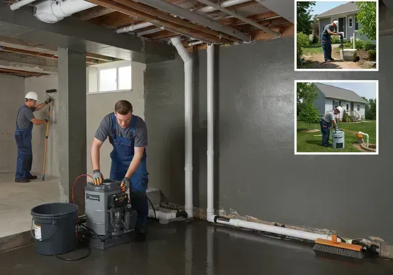 Basement Waterproofing and Flood Prevention process in Millstadt, IL